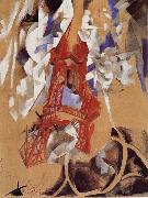 Delaunay, Robert Eiffel Tower Sweden oil painting artist